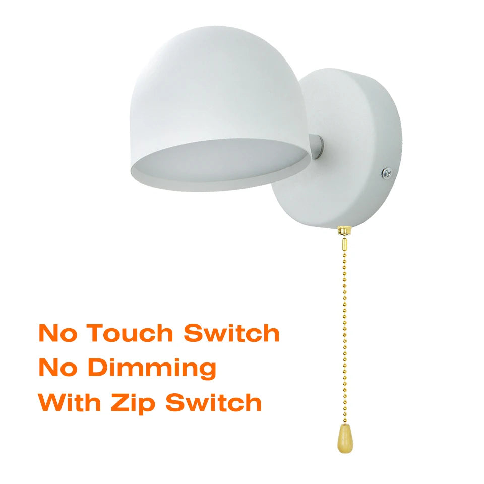 Royallure LED Inomhus Vägglampa 350° Rotera med Touch Dimming switch 9W Carvallo