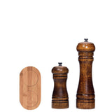 Royallure Rostfritt Ståls Salt- och Pepparkvarn med Justerbar Kvarn — Lätt Att Fylla På & Hållbar Carvallo