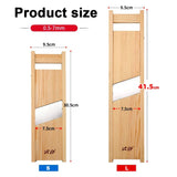 Royallure Trä Grönsakskniv Justerbar Skivare 0,5–7mm för Chips & Frukt Carvallo