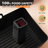 Royallure Air Fryer Tillbehör för Ninja Foodi Dual Zone AF300EU AF400EU 7.6–9.5L Carvallo