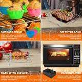 Royallure Air Fryer Tillbehör för Ninja Foodi Dual Zone AF300EU AF400EU 7.6–9.5L Carvallo