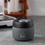 Royallure Kaffeebehållare i rostfritt stål med manuell vakuumlock för färska bönor Carvallo