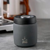 Royallure Kaffeebehållare i rostfritt stål med manuell vakuumlock för färska bönor Carvallo