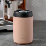 Royallure Kaffeebehållare i rostfritt stål med manuell vakuumlock för färska bönor Carvallo