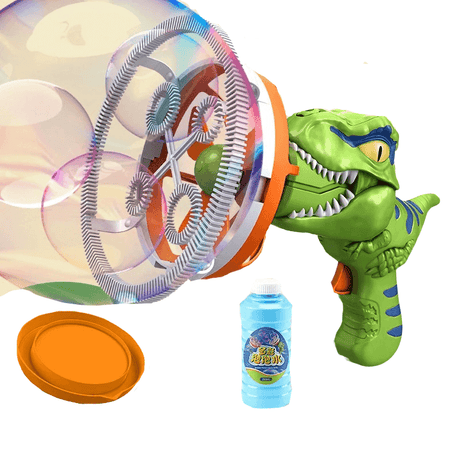 Royallure Dino Bubble Blaster – Över 1 000 bubblor/min, lättvikt & rolig dinoleksak Carvallo