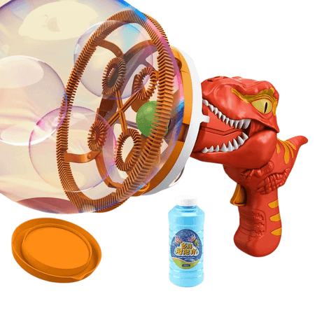 Royallure Dino Bubble Blaster – Över 1 000 bubblor/min, lättvikt & rolig dinoleksak Carvallo