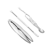 Royallure Rostfritt Stål Skaldjursverktyg Set – Krabbknäckare, Gafflar & Skedar, Förvaringslåda Carvallo