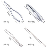 Royallure Rostfritt Stål Skaldjursverktyg Set – Krabbknäckare, Gafflar & Skedar, Förvaringslåda Carvallo