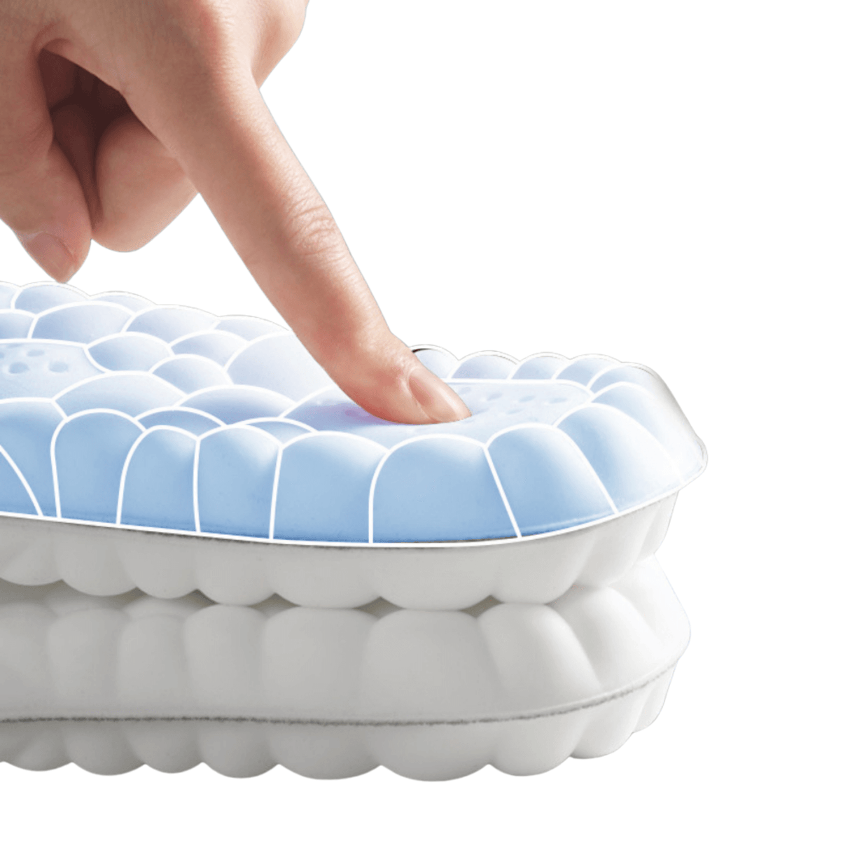 Royallure CloudFlex Ortopediska Inlägg – 4D Minnesfoam, Stötdämpande, Klipp-till-Pass Carvallo