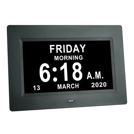 Royallure Stor LED Digital Väckarklocka – Multifunktionell Display, USB Laddning & Temperatur Carvallo