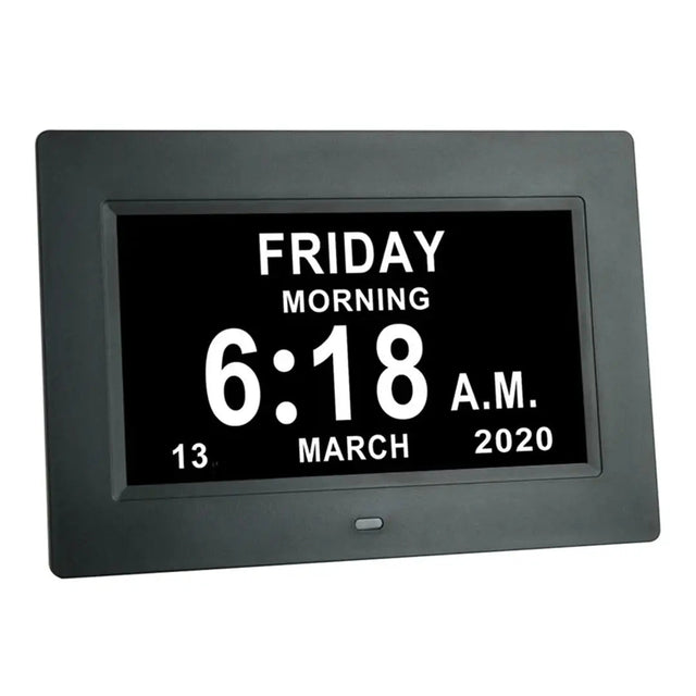 Royallure Stor LED Digital Väckarklocka – Multifunktionell Display, USB Laddning & Temperatur Carvallo