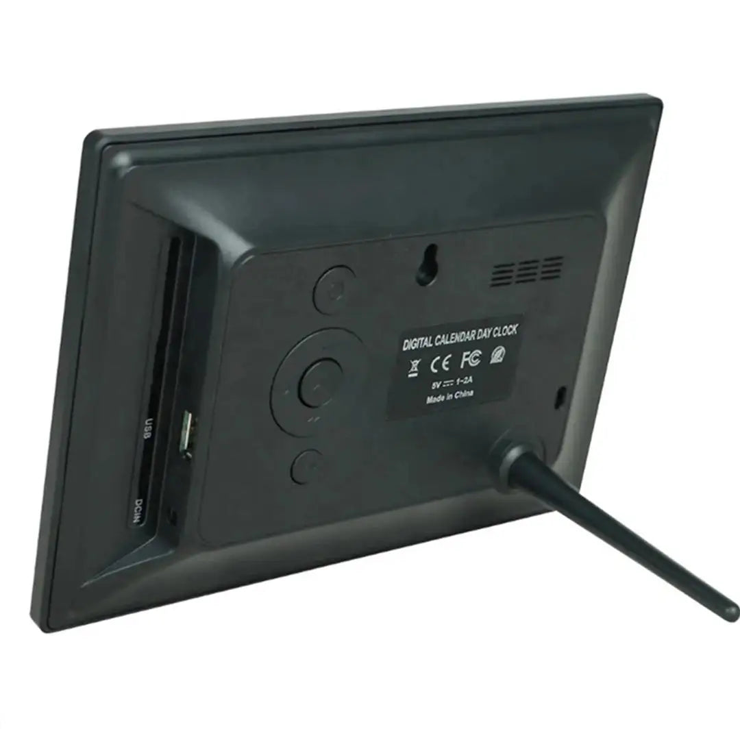 Royallure Stor LED Digital Väckarklocka – Multifunktionell Display, USB Laddning & Temperatur Carvallo