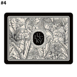 Royallure Absorbent Dish Drying Mat – Floral Polyester Bänkskydd, Anti-Slip & Snabbtorkande Carvallo