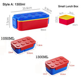 Royallure Dubbel Lager Bento Lunchlåda - Bärbar Lunchlåda med Delad Design för Studenter och Kontor Carvallo