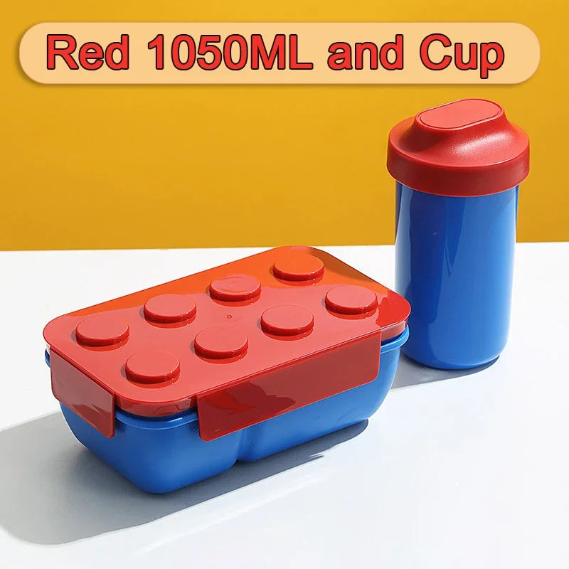 Royallure Dubbel Lager Bento Lunchlåda - Bärbar Lunchlåda med Delad Design för Studenter och Kontor Carvallo