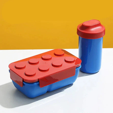 Royallure Dubbel Lager Bento Lunchlåda - Bärbar Lunchlåda med Delad Design för Studenter och Kontor Carvallo