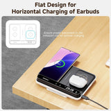 Royallure Dual Wireless Charger – Snabbladdningsdocka för Telefon, Klocka & Hörlurar (Samsung Kompatibel) Carvallo