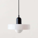 Royallure Bauhaus Färgat Glas Pendel-lampa – Konstnärlig Glasburk, Geometrisk, Retro-Modern Carvallo