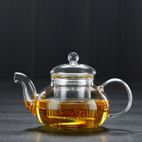 Royallure Glasteapot med Infusor - Hållbar Borosilikat, Värmebeständig, Elegant Design Carvallo