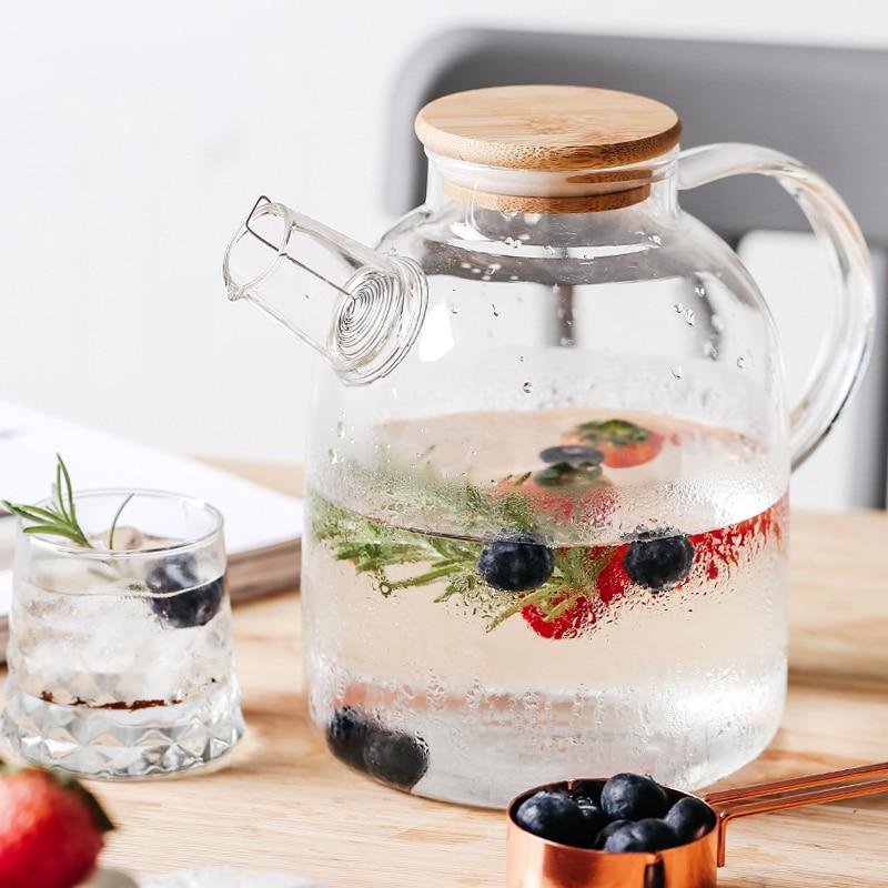 Royallure Transparent Borosilicate Glass Kettle Teapot – Värmebeständig och Visuellt Elegant Carvallo