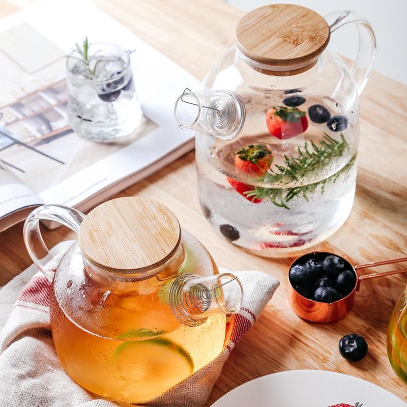 Royallure Transparent Borosilicate Glass Kettle Teapot – Värmebeständig och Visuellt Elegant Carvallo