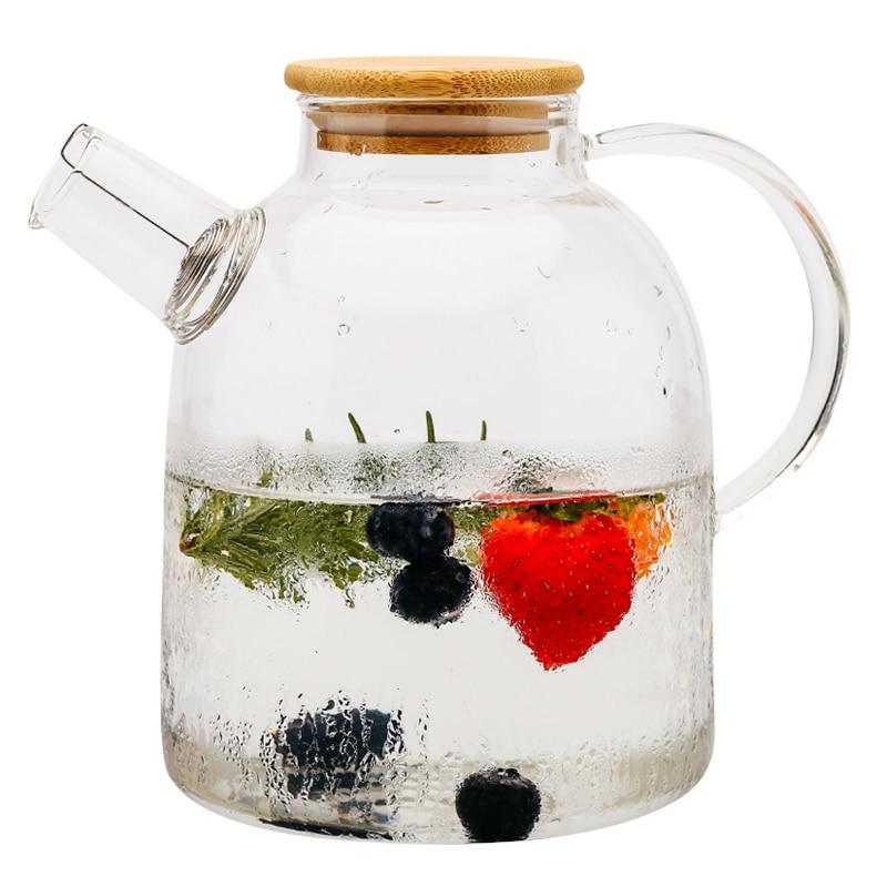 Royallure Transparent Borosilicate Glass Kettle Teapot – Värmebeständig och Visuellt Elegant Carvallo