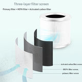 Royallure Luftrenare med HEPA-filter, Negativjongenerator för rök- och luktborttagning, Hem- och kontorsanvändning Carvallo