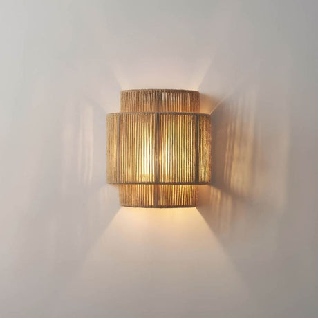 Royallure Handmade Rope Wall Sconce – Varm ambient vägglampa för mysiga vardagsrum Carvallo