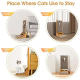 Royallure L-Formad Katt Klösbräda med Lekboll – Multi-Vinkel Avkoppling & Klös Pad Carvallo