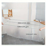 Royallure 10 stycken Engångs Badkar Fodral Påse 102x47 tum för Salong, Hotell & Hemkomfort Carvallo