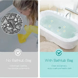 Royallure 10 stycken Engångs Badkar Fodral Påse 102x47 tum för Salong, Hotell & Hemkomfort Carvallo