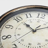 Royallure Vintage Tyst Kvarts Väggklocka – Icke-Tickande Svep, Antik Design Carvallo