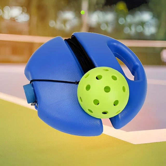 Royallure Luminous Pickleball Trainer med Extra-Greppande Bas & Luminös Boll Carvallo