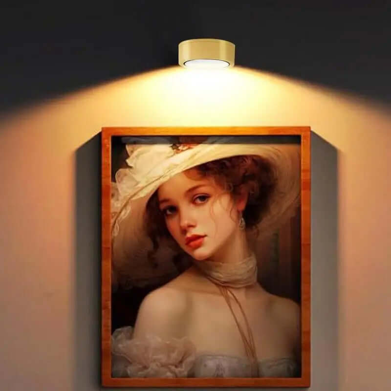 Royallure Magnetisk LED Konstbelysning – Snabbmonterad Fjärrljuslist, Galleri & Skrivbordsaccent Carvallo