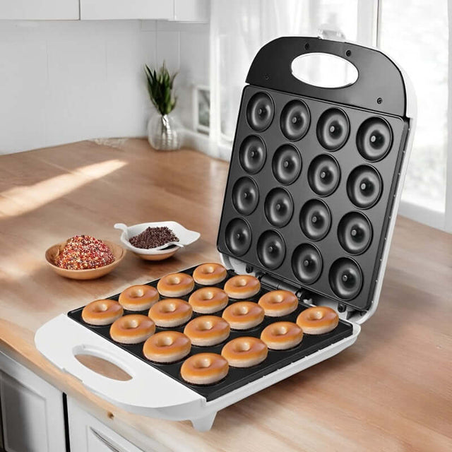 Royallure Quick-Bake Mini Donut Maskin – Hemmagjorda Donuts på Minuter Carvallo