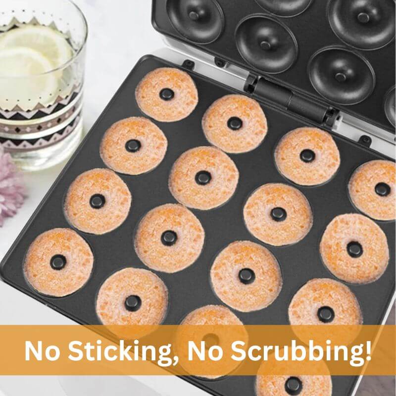 Royallure Quick-Bake Mini Donut Maskin – Hemmagjorda Donuts på Minuter Carvallo