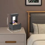 Royallure Bärbar Campingfläkt 20000mAh Uppladdningsbar Skrivbordsfläkt med Ljus & 48H Drift Carvallo