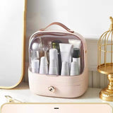 Royallure Makeup Cosmetic Organizer Box – 3-Färg PP Förvaring, 10.6×13” Smyckesorganisatör Carvallo