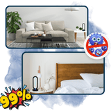 Royallure Multi-Surface UV Desinfektionslampa – Sängbuggsdödare, 99,9% Borttagning av bakterier, Kemikaliefri Carvallo