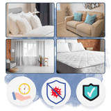 Royallure Multi-Surface UV Desinfektionslampa – Sängbuggsdödare, 99,9% Borttagning av bakterier, Kemikaliefri Carvallo