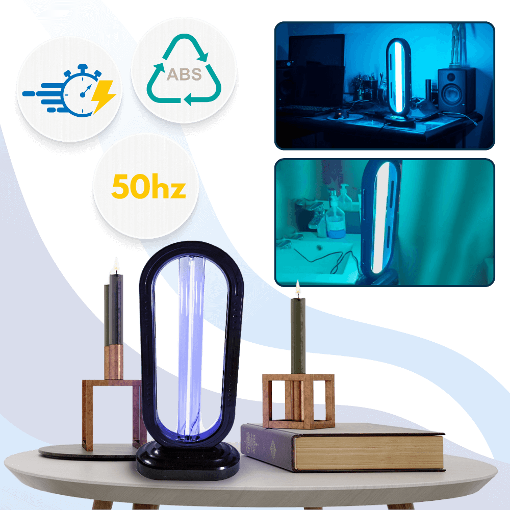 Royallure Multi-Surface UV Desinfektionslampa – Sängbuggsdödare, 99,9% Borttagning av bakterier, Kemikaliefri Carvallo