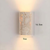 Royallure Natursten Vägglampa – LED Varm Glöd, Unik Stentextur, Lätt Montering Carvallo