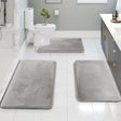 Royallure 3-delad Minnesskum Badrumsmattset – Absorberande, Halkfri & Tvättbar Carvallo