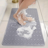 Royallure Antiskid PVC Badkar Säkerhetsmatta – Mögelresistent, Snabbavvattnande Halkfri Design Carvallo