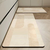 Royallure Diatomaceous Earth Kök Golvmatta Halkfri Absorberande Torkbar Matta Carvallo