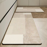 Royallure Diatomaceous Earth Kök Golvmatta Halkfri Absorberande Torkbar Matta Carvallo