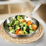 Royallure 304 Rostfritt Stål Non-Stick Stekpanna för Biff, Gas & Induktionsanvändning Carvallo