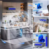 Royallure AirWave Trådlös Uppladdningsbar Luftkonditionering – Bladeless, 12 Timmars Batteri, Vägg-eller-Skrivbords Kylning Carvallo