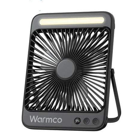 Royallure Bärbar Uppladdningsbar Bordsvovare – 20000mAh Batteri, Tyst 4-Hastighets Luftflöde & LED Lampa Carvallo