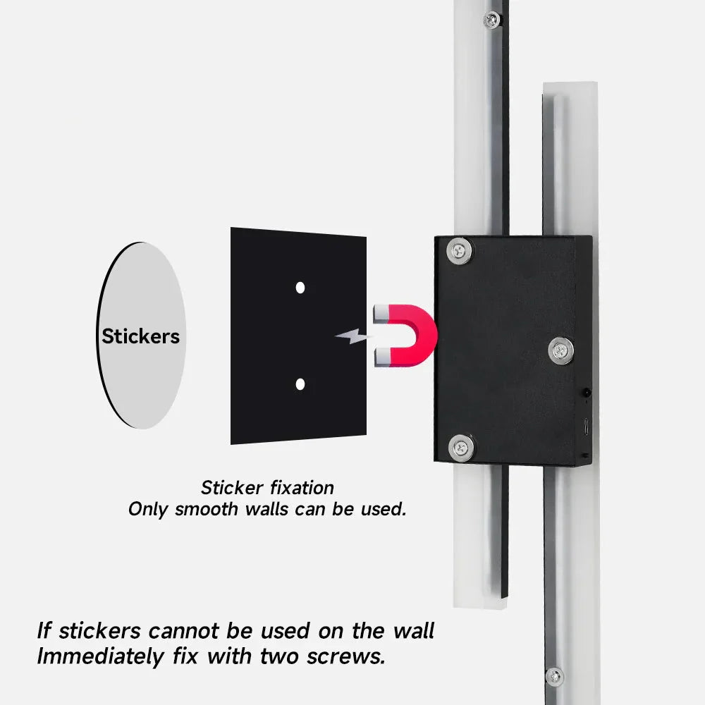 Royallure Uppladdningsbar LED Vägglampa 4400mAh Trådlös med Fjärrkontroll Carvallo